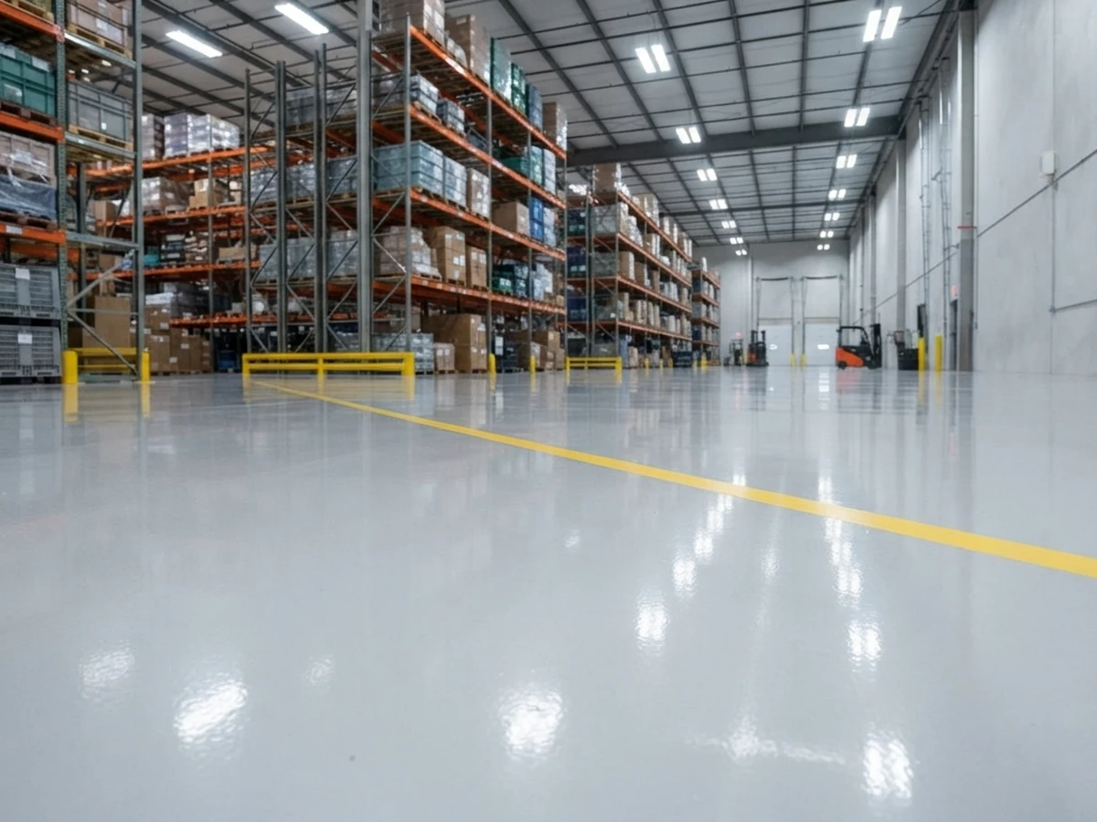 Commercial install, a warehouse or showroom (homepage commercial card).